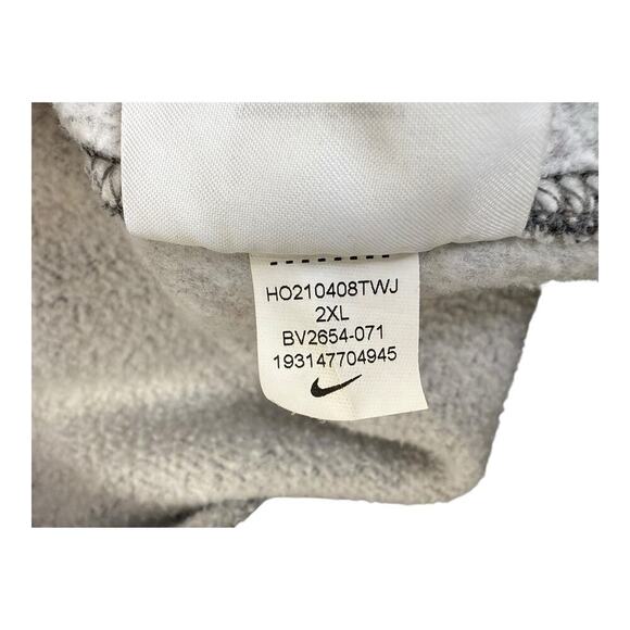 Nike Sportwear Club Fleece Pullover Grey Hoodie Sweatshirt Mens XXL - BV2654-071 - Picture 13 of 13